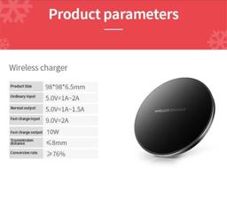 Refurbished 9eight5 Qi Wireless Fast Charging Pad for Phones (10W) - Reebelo New Zealand