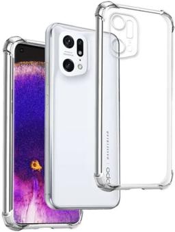 9eight5 Silicone Phone Case for OPPO Find X5 Pro - Clear