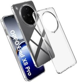 9eight5 Silicone Phone Case for OPPO Find X8 Pro - Clear
