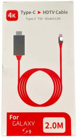 9eight5 Type C to HDTV Cable - Red