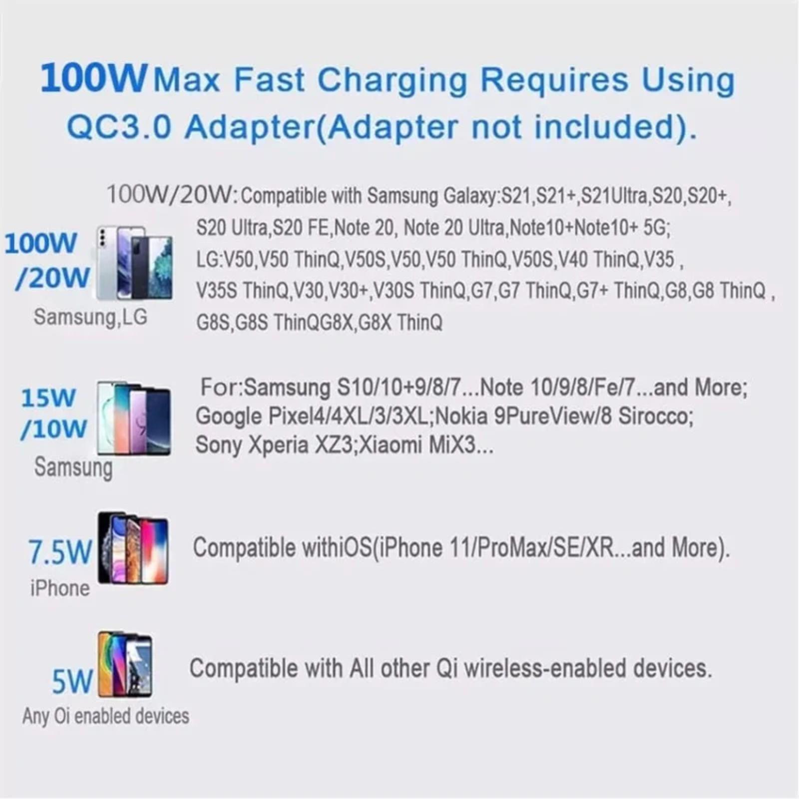 Refurbished 9eight5 Wireless Charger Pad (300W) - Reebelo New Zealand