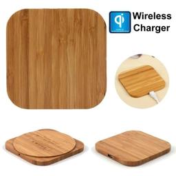 Refurbished 9eight5 Wood-Design Wireless Charger Pad (5W) - Reebelo New Zealand