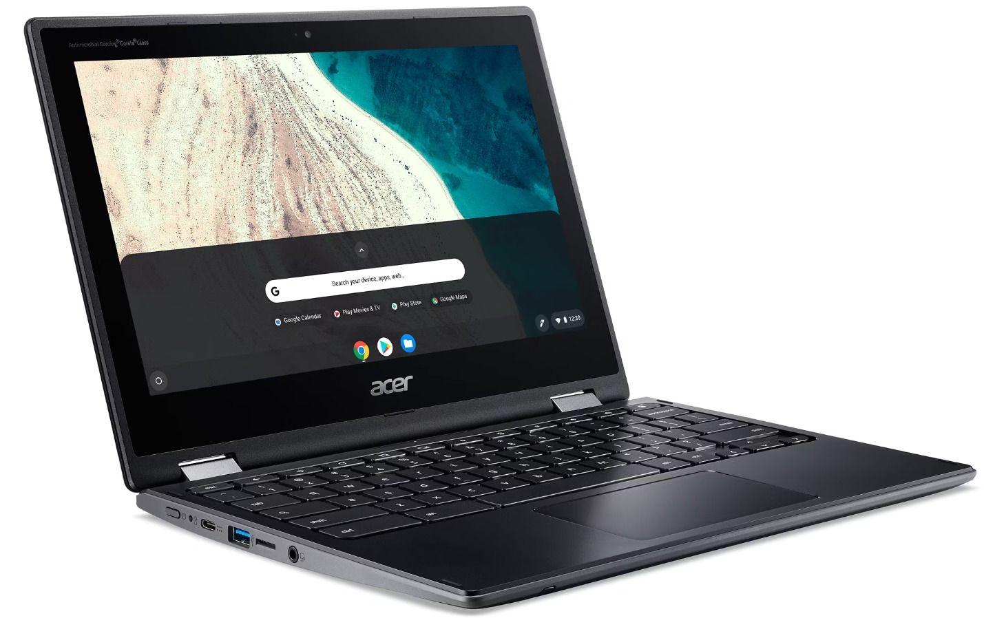 Acer Chromebook Spin R752 2 in 1 Laptop 11" - Black - Intel Celeron N4120 1.10 GHz - 4GB RAM - 32GB