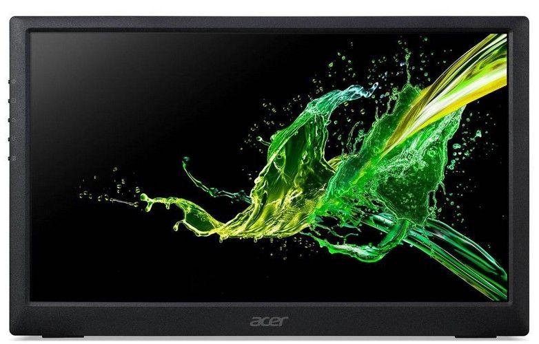 Acer  PM161Q A Widescreen LCD Monitor 15.6" - Black - Excellent
