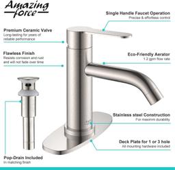 Amazing Force Bathroom Faucet ‎AF041101BN