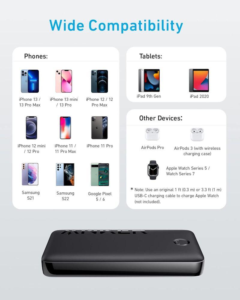 Anker 335 Power Bank (PowerCore 20K) | A1288