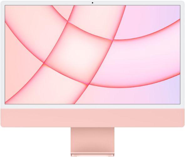 Apple  iMac 2021 M1 (Four ports) 24" - Apple M1 chip 8-core CPU - 512GB - Pink - 8GB RAM - 24 Inch - Excellent