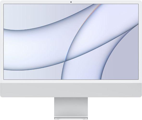 Apple  iMac 2021 M1 (Four ports) 24" - Apple M1 chip 8-core CPU - 512GB - Silver - 8GB RAM - 24 Inch - Excellent
