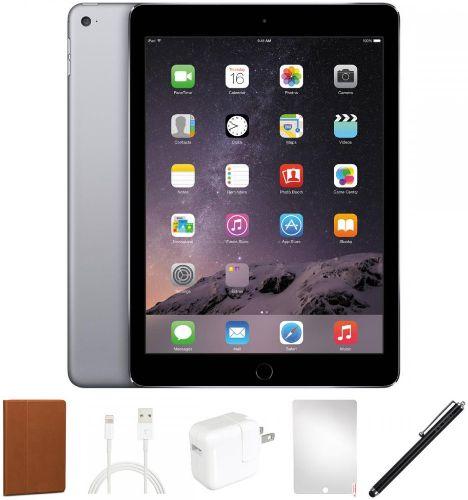 Apple iPad Air 2 (2014) BUNDLE SET - 16GB - Space Grey - Cellular + WiFi - 9.7 Inch - Acceptable