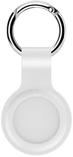Apple  Key Ring Silicone Loop Case For AirTag - White - Brand New