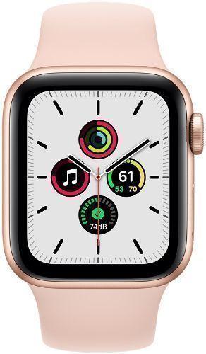 Apple  Watch SE 1st Gen (2020) - 32GB - GPS - 44mm - Gold - Aluminum - Pink Sand - Sport Band - Rubber - Acceptable