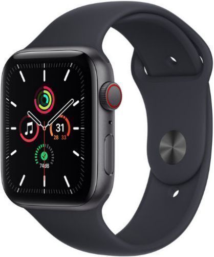 Apple Watch SE 1st Gen (2020) (GPS) - 32GB - 40mm - Space Grey Aluminum Case with Black Rubber Sport Band
