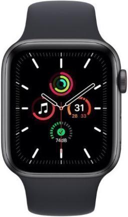 Apple Watch SE 1st Gen (2020) (GPS) - 32GB - 44mm - Space Grey Aluminum Case with Midnight Rubber Sport Band