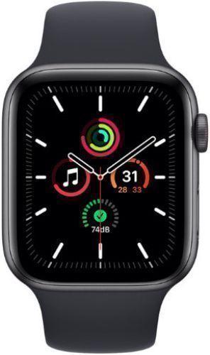 Apple Watch SE 1st Gen (2020) (GPS) - 32GB - 44mm - Space Grey Aluminum Case with Midnight Rubber Sport Band