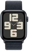 Apple Watch SE 2nd Gen (2022) (GPS) - 32GB - 44mm - Midnight Aluminum Case with Midnight Rubber Sport Loop Band - One Size