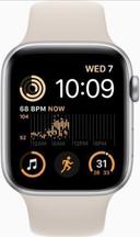 Apple Watch SE 2nd Gen (2022) Aluminum 44mm in Silver in Acceptable condition
