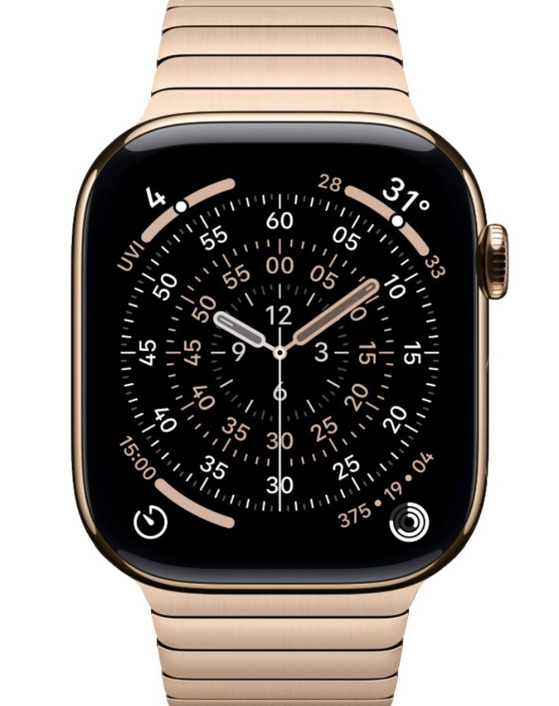 Apple Watch Series 11 (Cellular + GPS) - 64GB - 46mm Stainless Steel - M/L Size