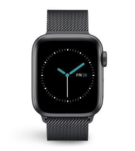 Apple  Watch Series 4 - 16GB - GPS - 44mm - Space Grey - Aluminum - Black - Milanese Loop Band - Rubber - Premium