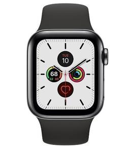 Apple Watch Series 5 (Cellular + GPS) - 32GB - 40mm - Space Grey Aluminum Case with Black Rubber Sport Band
