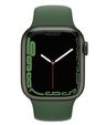 Apple Watch Series 7 (GPS) - 32GB - 41mm - Green Aluminum Case with Clover Rubber Sport Band