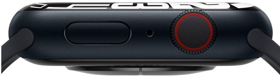 Apple Watch Series 7 (GPS) - 32GB - 41mm - Midnight Aluminum Case with Midnight Rubber Sport Band