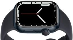 Apple Watch Series 7 (GPS) - 32GB - 41mm - Midnight Aluminum Case with Midnight Rubber Sport Band