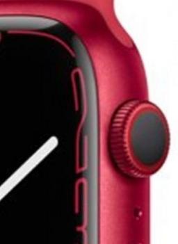 Apple Watch Series 7 (Cellular + GPS) - 32GB - 41mm - Red Aluminum Case with Midnight Rubber Sport Band