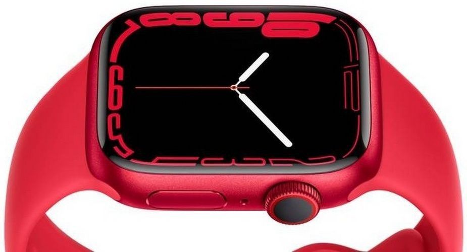 Apple Watch Series 7 (GPS) - 32GB - 45mm - Red Aluminum Case with Red Rubber Sport Band
