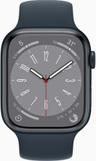 Apple Watch Series 8 (GPS) - 32GB - 41mm - Midnight Aluminum Case with Midnight Textile Solo Loop Band