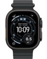 Apple Watch Ultra 3 - 64GB - 49mm - Black Titanium Case with Black Polyester + Spandex Ocean Band - Small Size