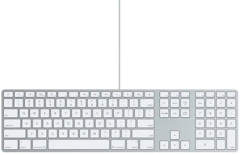 Apple Wired Keyboard with Numeric Keypad