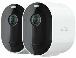 Arlo Essential Wireless Spotlight Camera 2 Pack - White