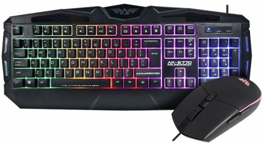 Armaggeddon  AK6770 Gaming Keyboard & Mouse Combo  - Black - Brand New