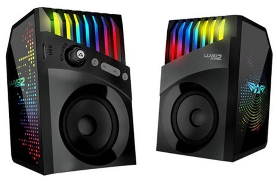 Armaggeddon  LUMO 2 RGB Bluetooth 2.0 Speaker System - Black - Brand New