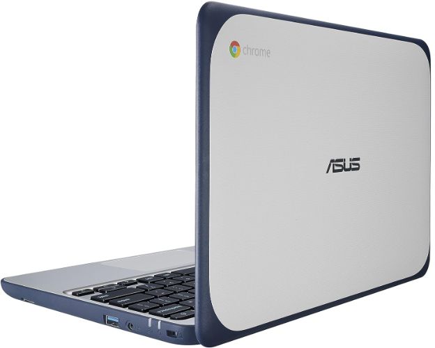 Asus Chromebook C202SA Laptop 11.6" - Dark Blue - Intel Celeron N3060 1.6GHz - 4GB RAM - 16GB