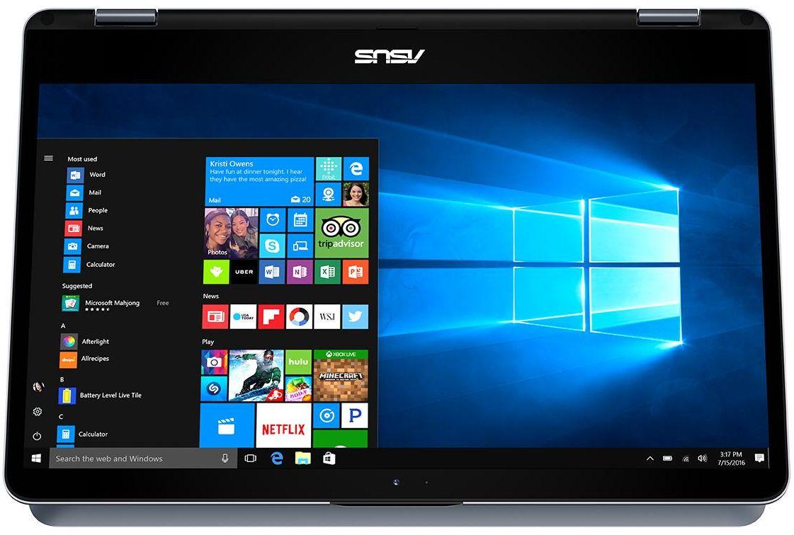 Asus  VivoBook Flip 14 TP410 Laptop 14" - Intel Core i7-8550U 1.8GHz - 1.1TB - Grey - 8GB RAM - 14 Inch - Excellent
