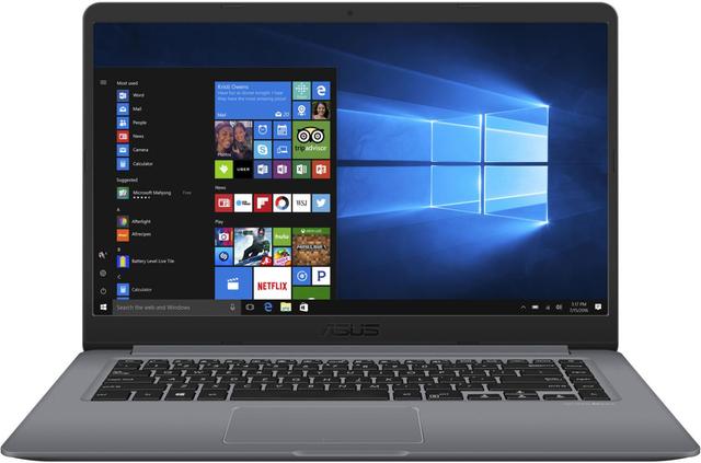 Asus VivoBook S15 S510U Laptop 15.6" Intel Core i3-7100U 2.4GHz in Gray in Excellent condition