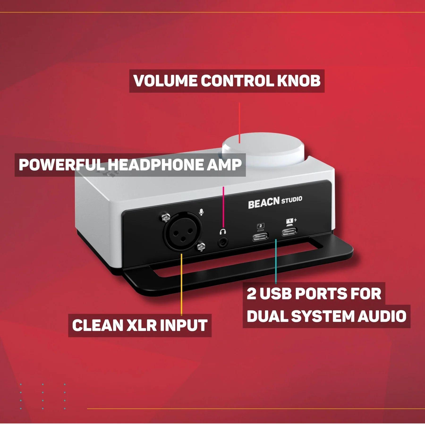 Refurbished BEACN Studio Creator XLR Interface - Reebelo New Zealand