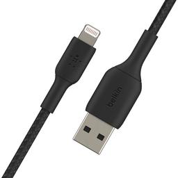 Belkin BOOST↑CHARGE™ Braided USB-A to Lightning Cable - Black (1M)