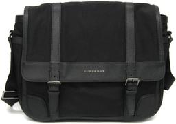 Burberry Leather Nylon Canvas Shoulder Bag