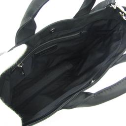 Burberry Leather Nylon Handbag Shoulder Bag