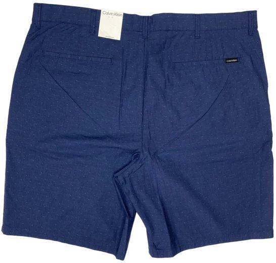 Calvin Klein Men's Dobby Shorts (Size 42) - Dark Blue