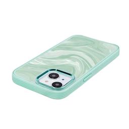 Caseco iPhone 15 Case With MagSafe - Green Swirl