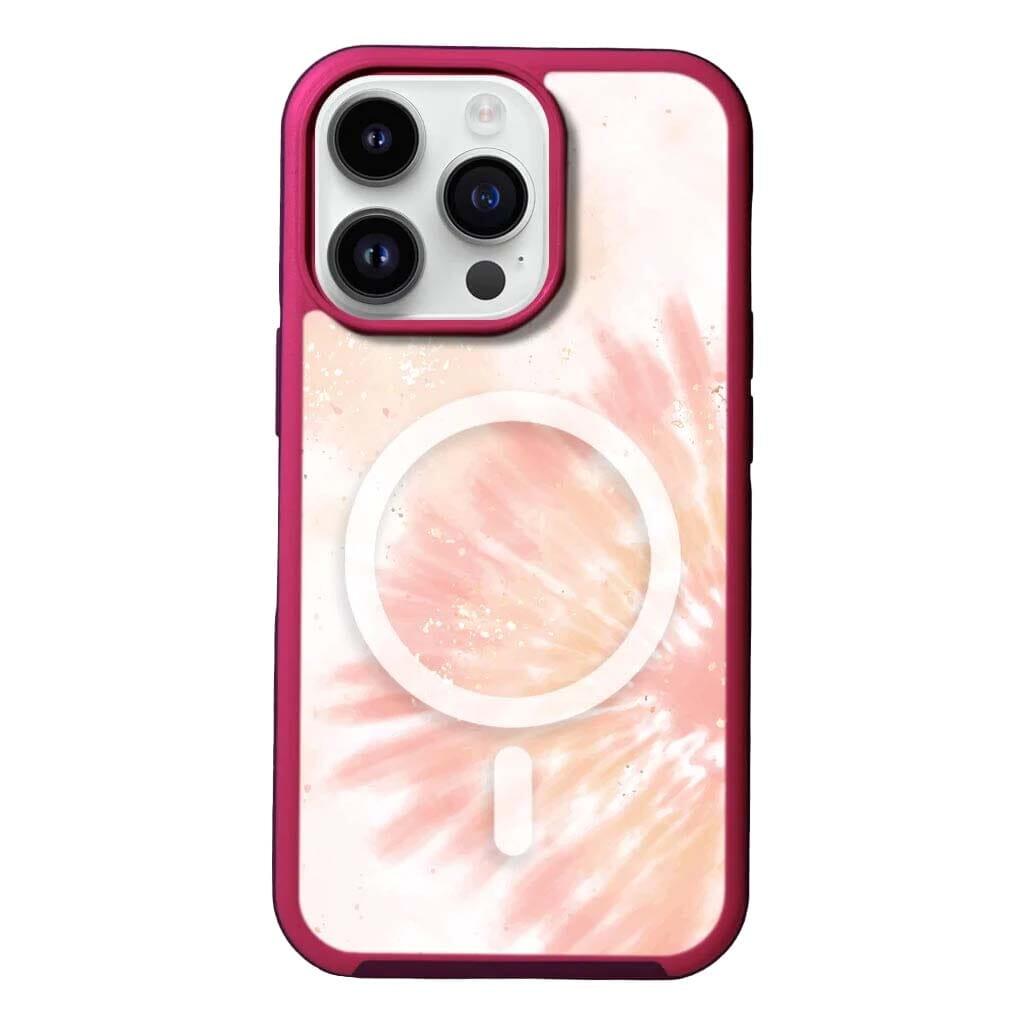 Refurbished Caseco MagSafe iPhone 13 Pro Max Orange Tie Dye Case - Reebelo New Zealand