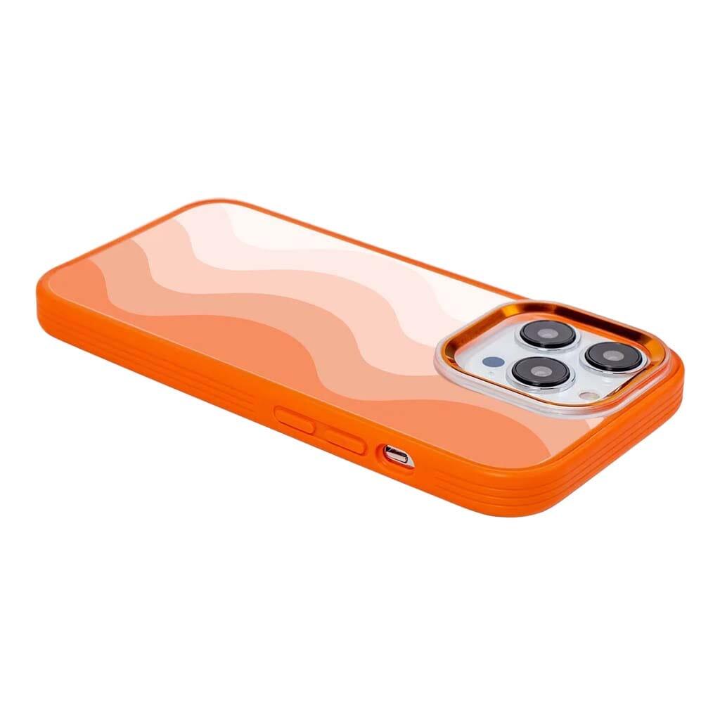 Refurbished Caseco MagSafe iPhone 14 Pro Max Orange Wave Case - Reebelo New Zealand