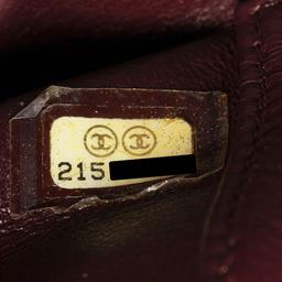 Chanel Caviar Leather Lizard Coco Small Top Handle