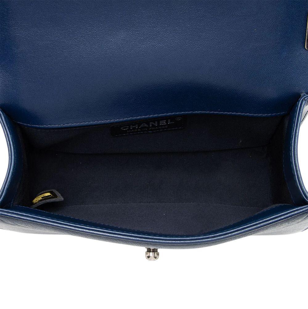 Refurbished Chanel Lambskin Small Boy Bag - Reebelo New Zealand