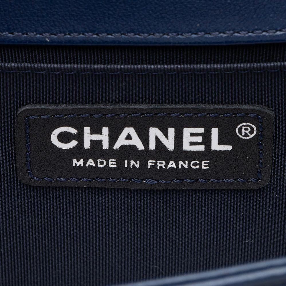 Refurbished Chanel Lambskin Small Boy Bag - Reebelo New Zealand