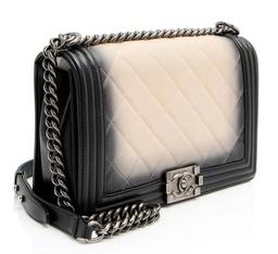 Chanel Ombre Lambskin New Medium Boy Bag
