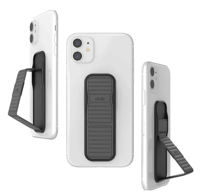 Clckr Stand & Grip Pebbled Line Phone Grip